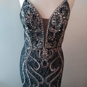 Black Maxi Dress V Neck sleeveless